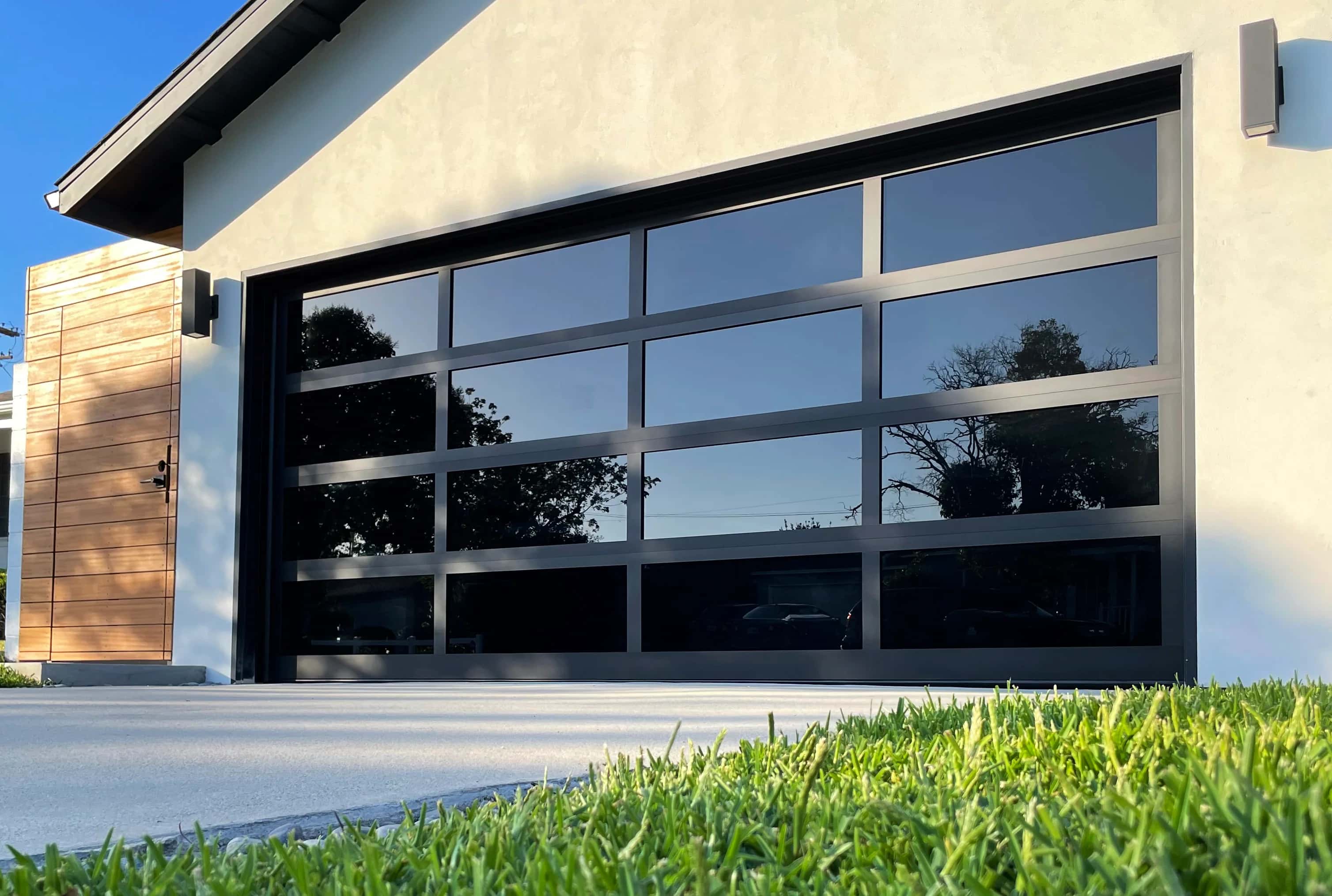 Garage door background