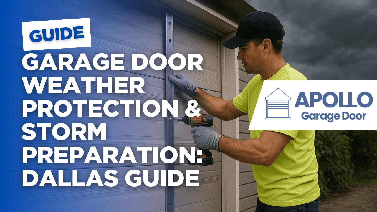 Garage Door Weather Protection & Storm Preparation: Dallas Guide