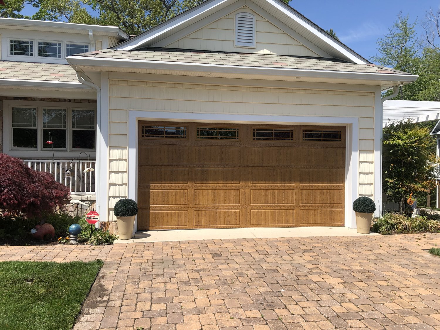 New garage door installation process