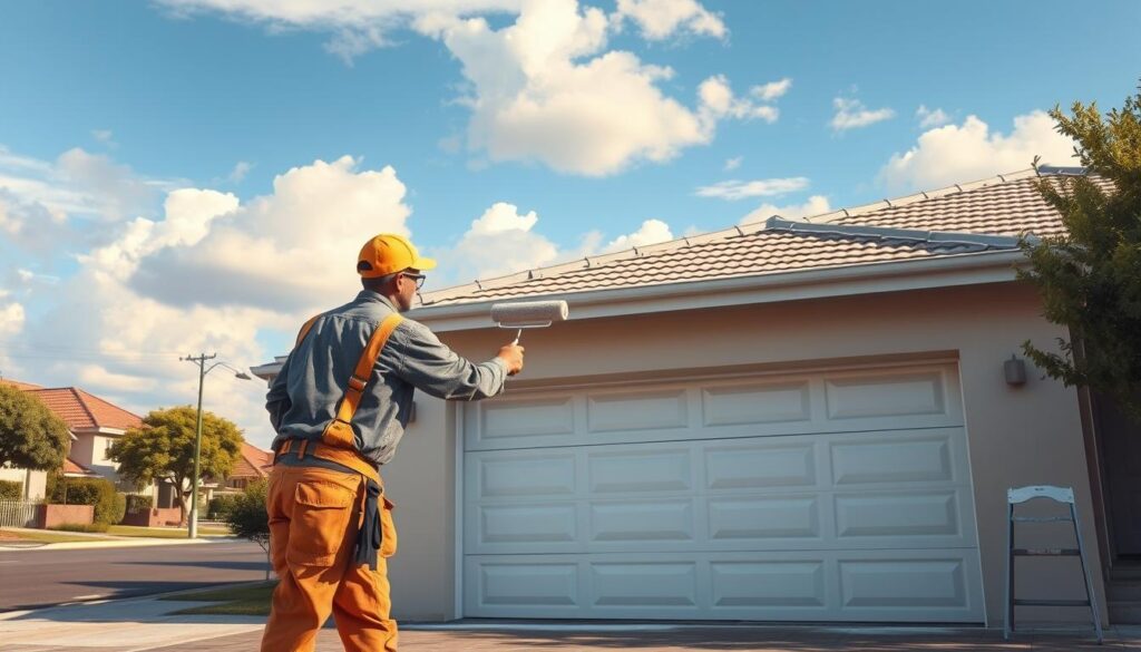 Garage Door Painting Services process